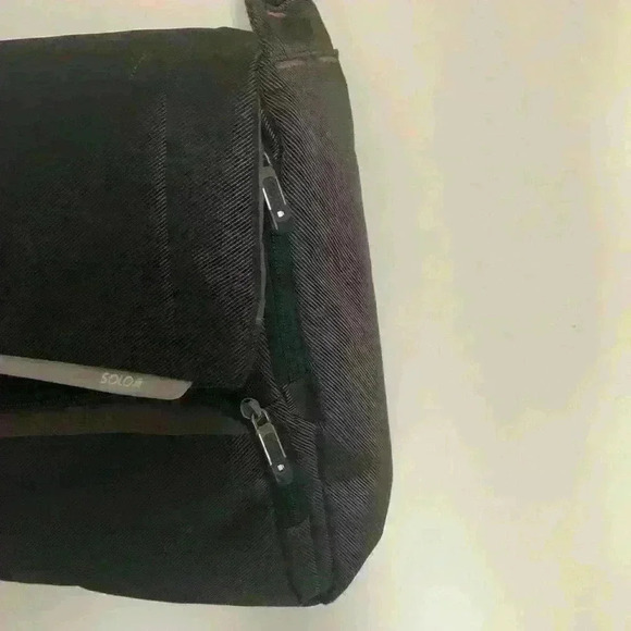 Solo New York Notch Briefcase Shoulder Bag for Macbook Surface Pro Laptop Brown - Picture 5 of 7